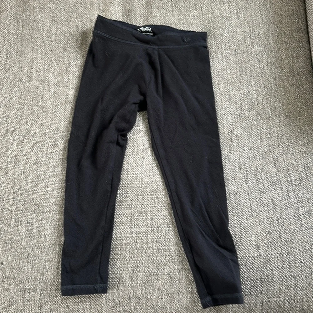 Justice Girls Black Leggings Size 7